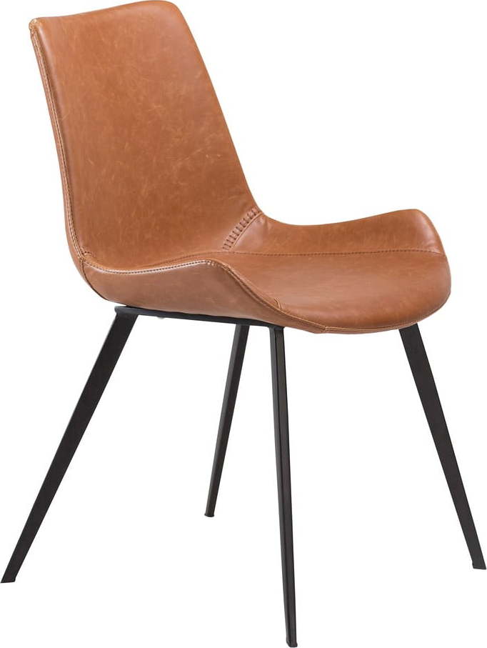 Hnědá jídelní židle z imitace kůže DAN–FORM Denmark Hype ​​​​​DAN-FORM Denmark