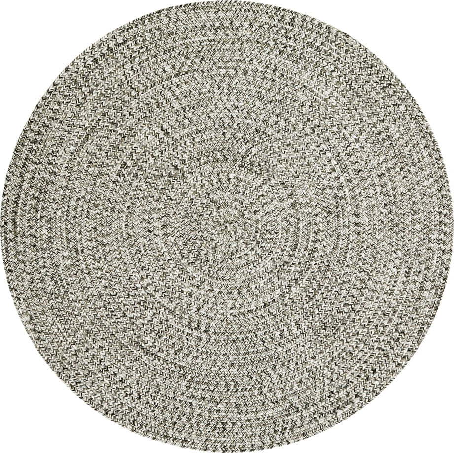 Šedý/béžový kulatý venkovní koberec ø 150 cm - NORTHRUGS NORTHRUGS
