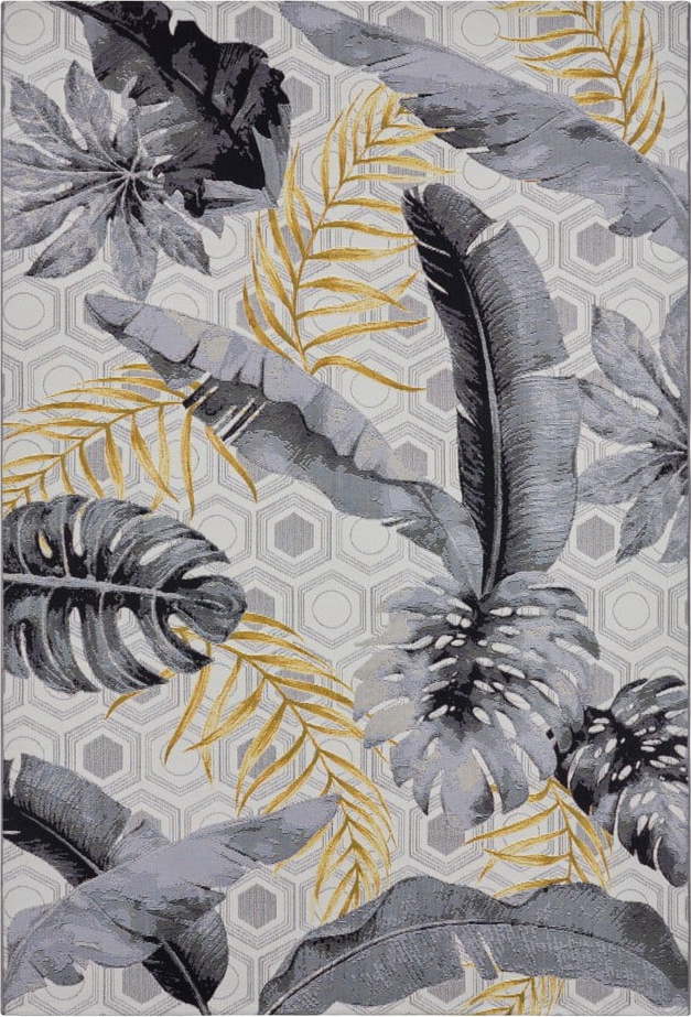Žluto-šedý venkovní koberec 180x120 cm Flair - Hanse Home Hanse Home