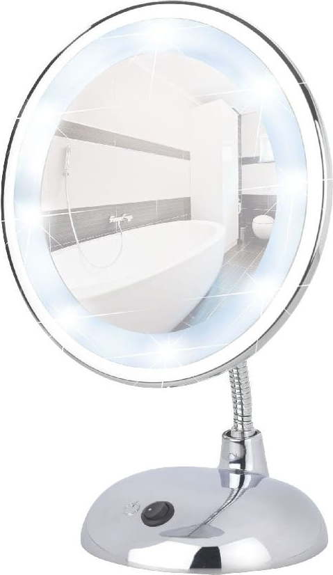 Zvětšovací zrcadlo s LED světlem Wenko Style WENKO