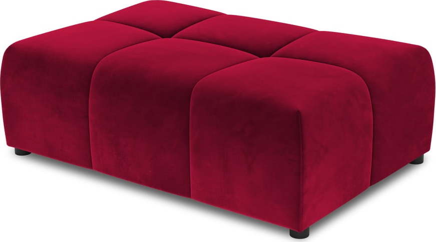 Červený sametový modul pohovky Rome Velvet - Cosmopolitan Design Cosmopolitan design