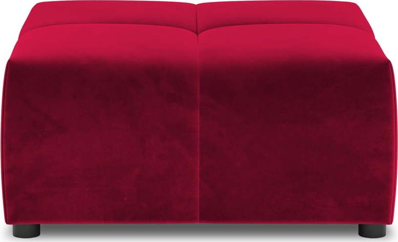 Červený sametový modul pohovky Rome Velvet - Cosmopolitan Design Cosmopolitan design