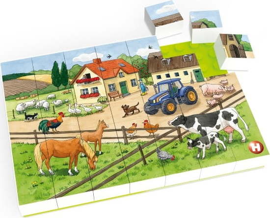Dětské puzzle Hubelino Život na farmě HUBELINO