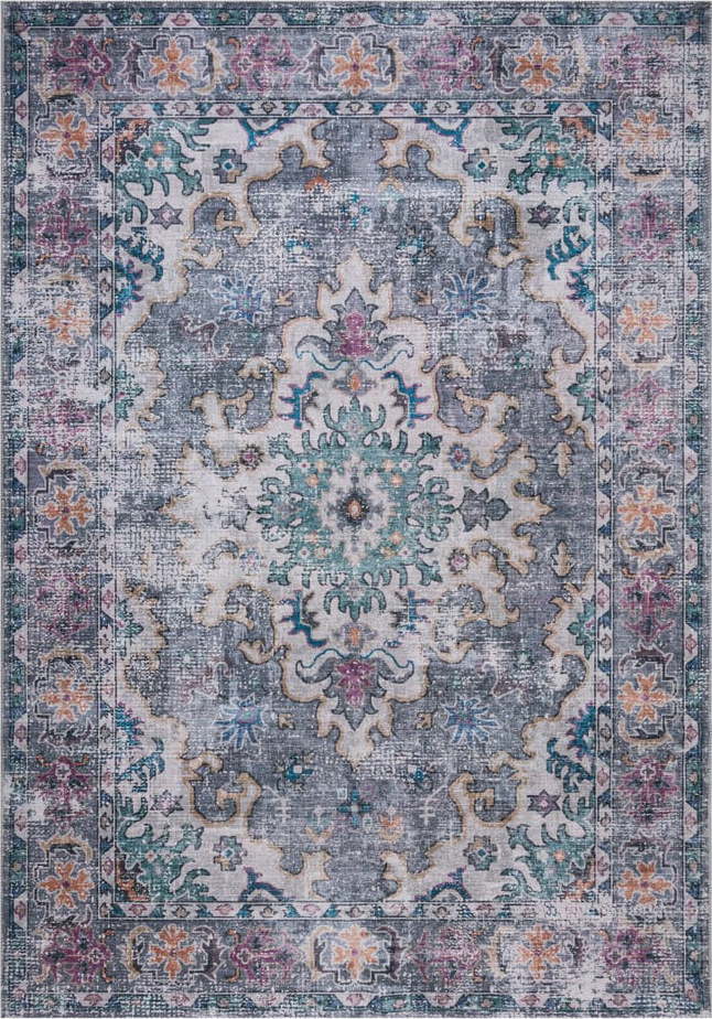 Modro-šedý pratelný koberec 290x200 cm Millie - Flair Rugs Flair Rugs