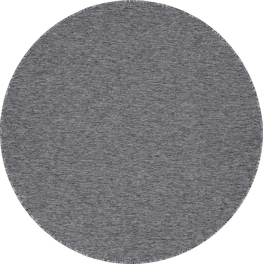 Šedý kulatý venkovní koberec ø 160 cm Vagabond™ - Narma Narma