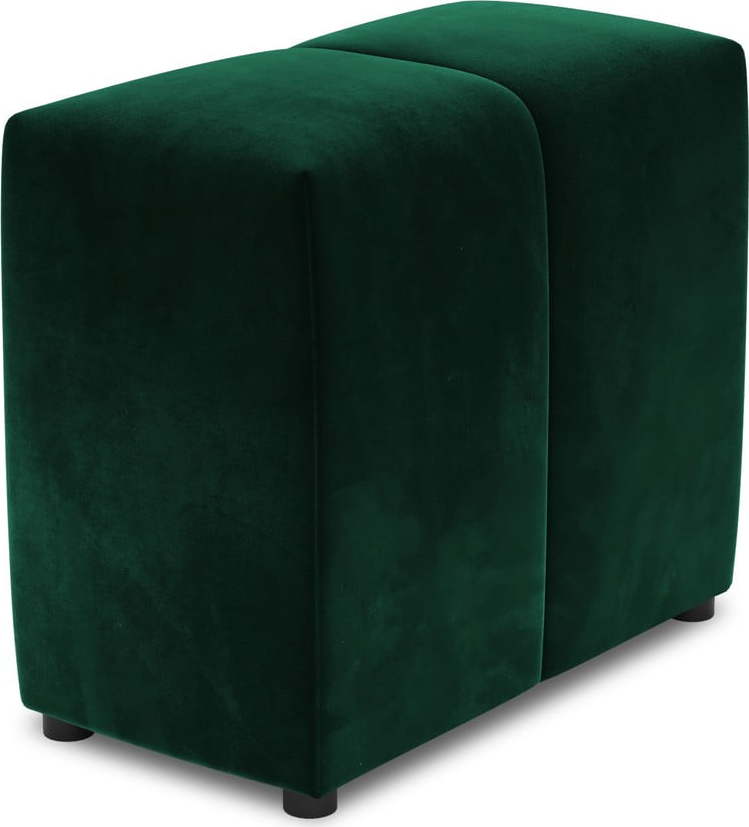 Zelená sametová opěrka k modulární pohovce Rome Velvet - Cosmopolitan Design Cosmopolitan design
