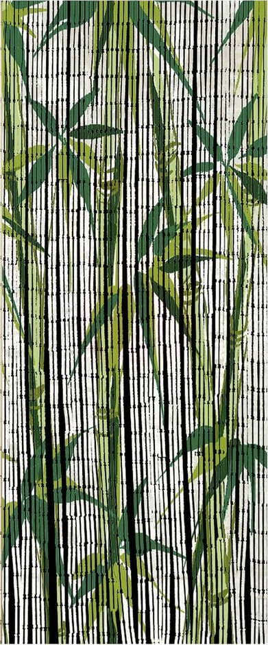 Zelený bambusový závěs do dveří 200x90 cm Bamboo - Maximex Maximex