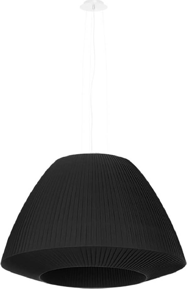Černé závěsné svítidlo se skleněným stínidlem ø 60 cm Soprano - Nice Lamps Nice Lamps