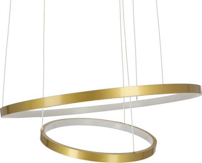 LED závěsné svítidlo ve zlaté barvě ø 50 cm Lune – Candellux Lighting Candellux Lighting