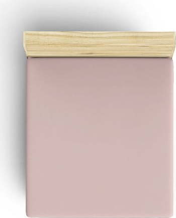 Růžové napínací bavlněné prostěradlo 140x190 cm - Mijolnir Mijolnir