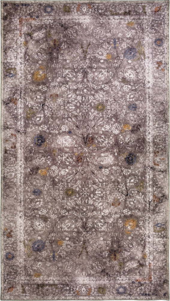 Světle hnědý pratelný koberec běhoun 200x80 cm - Vitaus Vitaus