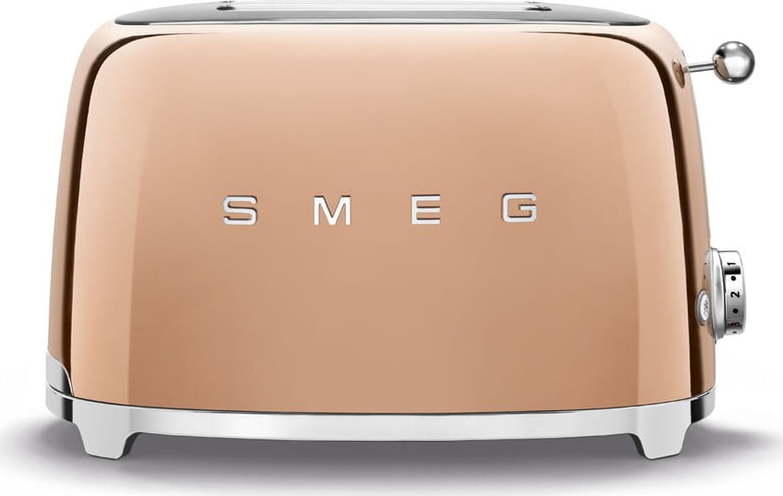 Topinkovač v růžovozlaté barvě 50's Retro Style - SMEG SMEG