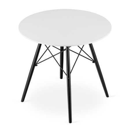 Jídelní stůl TODI 80 cm - černá/bílá Signal-nabytek