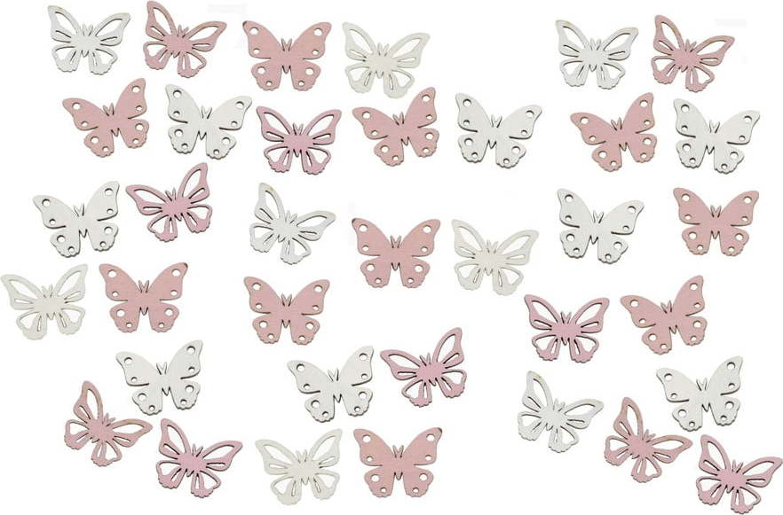 Sada 36 přízdob ve tvaru motýla Ego Dekor Fly Ego Dekor
