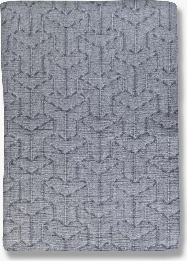 Tmavě šedý přehoz z recyklované bavlny na jednolůžko 140x250 cm Trio – Mette Ditmer Denmark Mette Ditmer Denmark