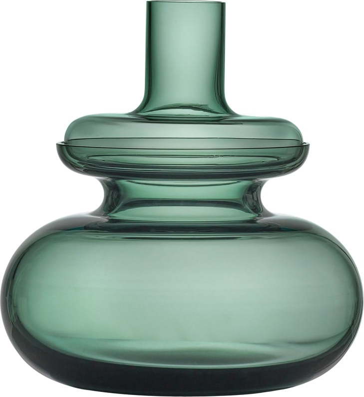Zelená skleněná váza Inu - Zone Zone