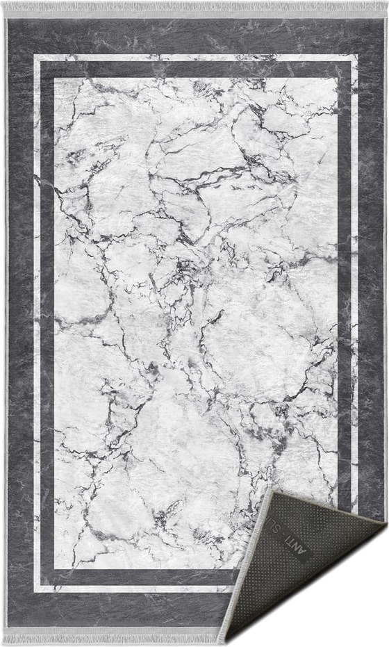 Bílo-šedý koberec běhoun 80x200 cm – Mila Home Mila Home