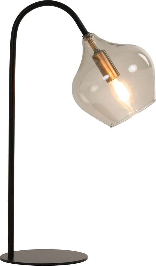 Černá stolní lampa (výška 50