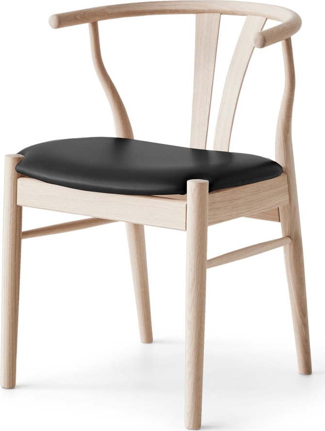 Černá/přírodní kožená jídelní židle Freja – Hammel Furniture Hammel Furniture