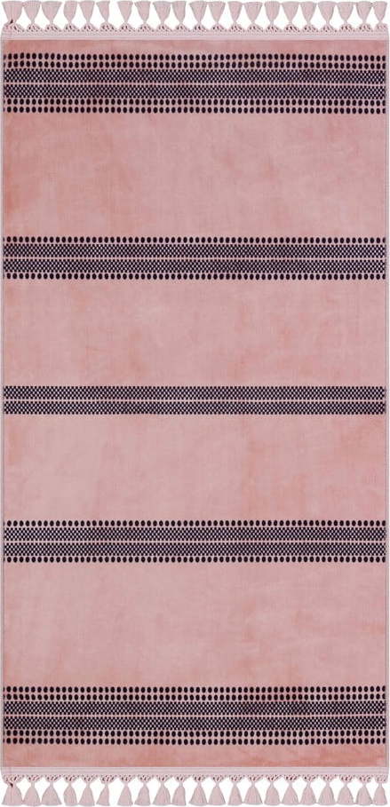 Růžový pratelný koberec 180x120 cm - Vitaus Vitaus