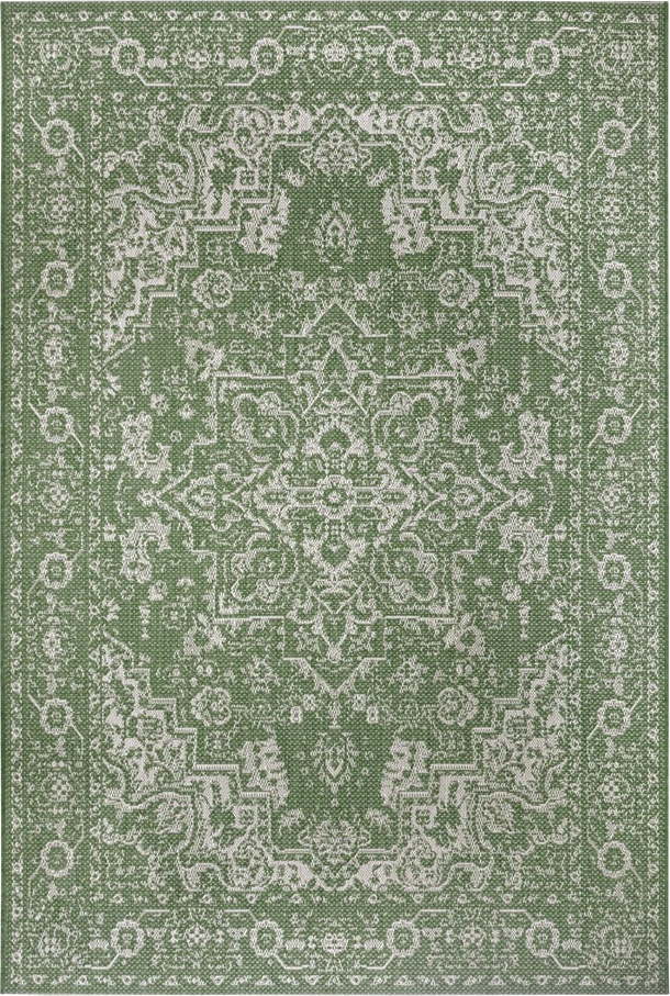 Zeleno-béžový venkovní koberec Ragami Vienna