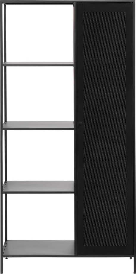 Černá kovová knihovna 90x180 cm Malibu – Unique Furniture Unique Furniture