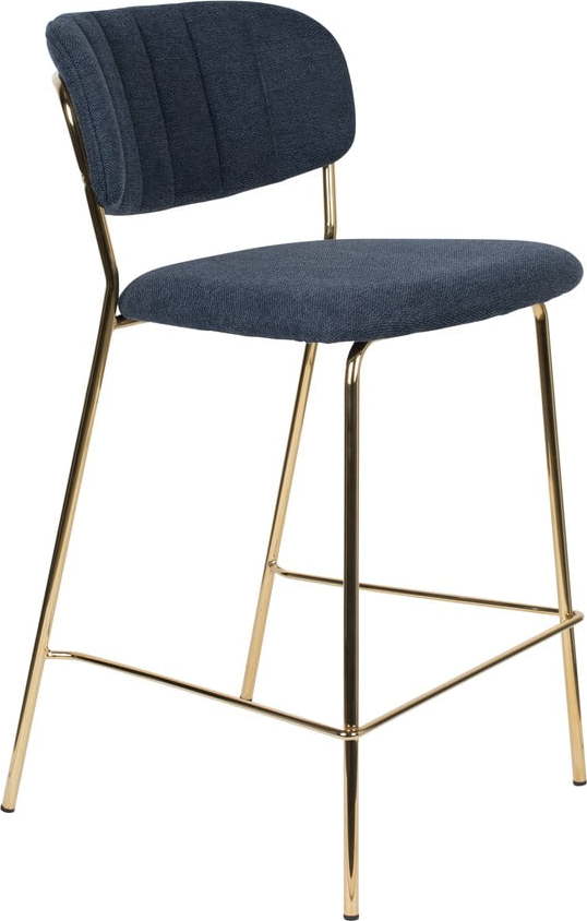 Modré barové židle v sadě 2 ks 89 cm Jolien – White Label White Label