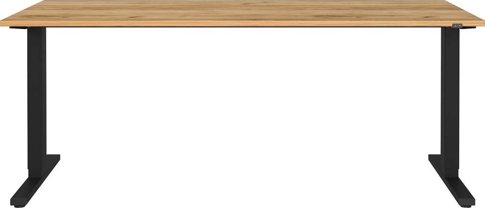 Pracovní stůl s deskou v dubovém dekoru 80x180 cm Lissabon – Germania Germania