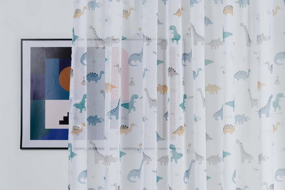Dětská záclona 300x245 cm Dino – Mendola Fabrics Mendola Fabrics