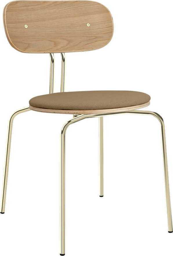 Jídelní židle ve zlato-světle hnědé barvě Curious – UMAGE UMAGE