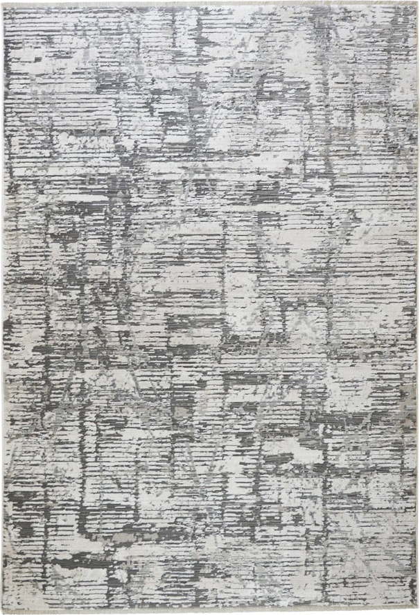 Šedý koberec 60x110 cm Jaipur – Webtappeti Webtappeti