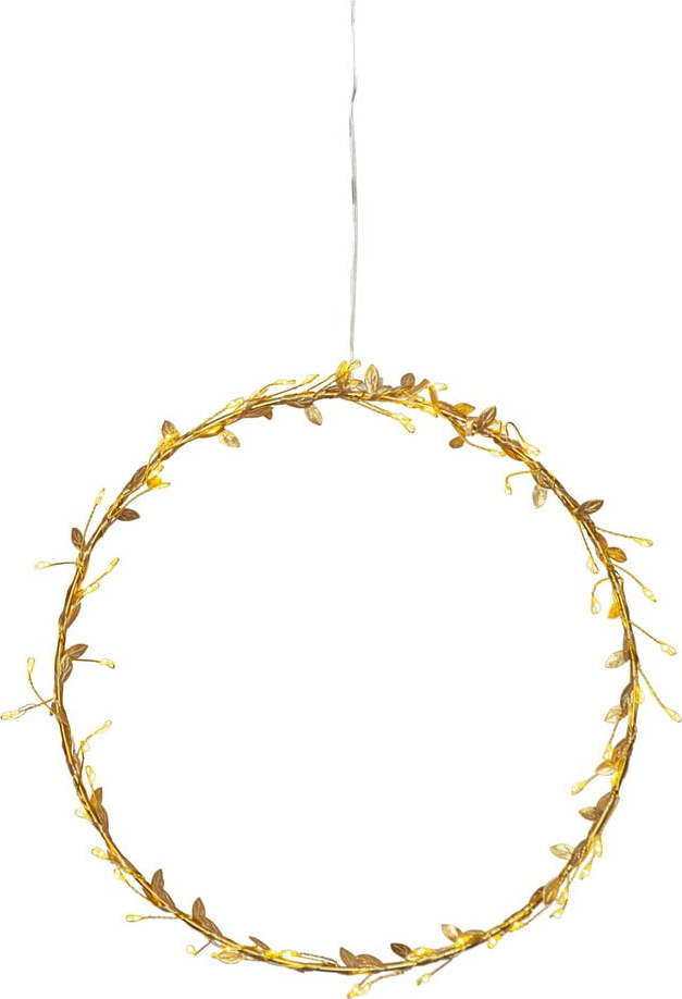 Žlutá světelná dekorace s vánočním motivem ø 28 cm Winny – Star Trading Star Trading