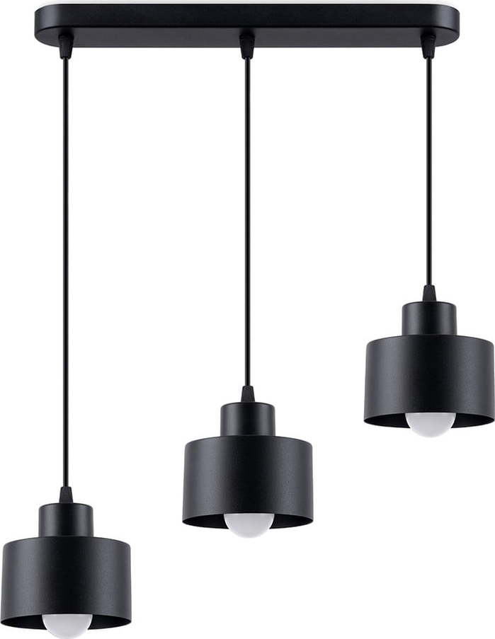 Černé závěsné svítidlo ø 12 cm Alastro – Nice Lamps Nice Lamps