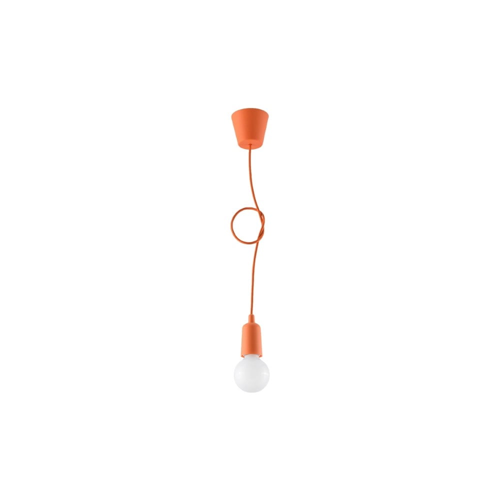 Oranžové závěsné svítidlo ø 5 cm Rene – Nice Lamps Nice Lamps