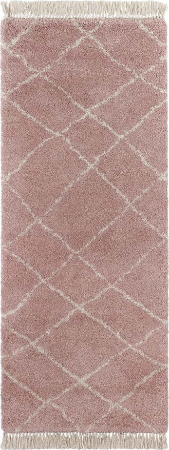 Růžový koberec běhoun 80x200 cm Bertha – Hanse Home Hanse Home