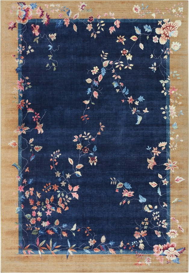 Tmavě modro-béžový koberec 120x160 cm Amira – Hanse Home Hanse Home
