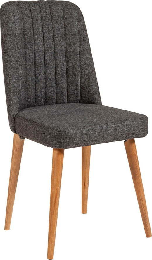 Antracitová sametová jídelní židle Stormi Sandalye – Kalune Design Kalune Design