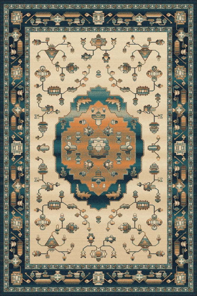 Béžovo-zelený vlněný koberec 170x240 cm Tonati – Agnella Agnella