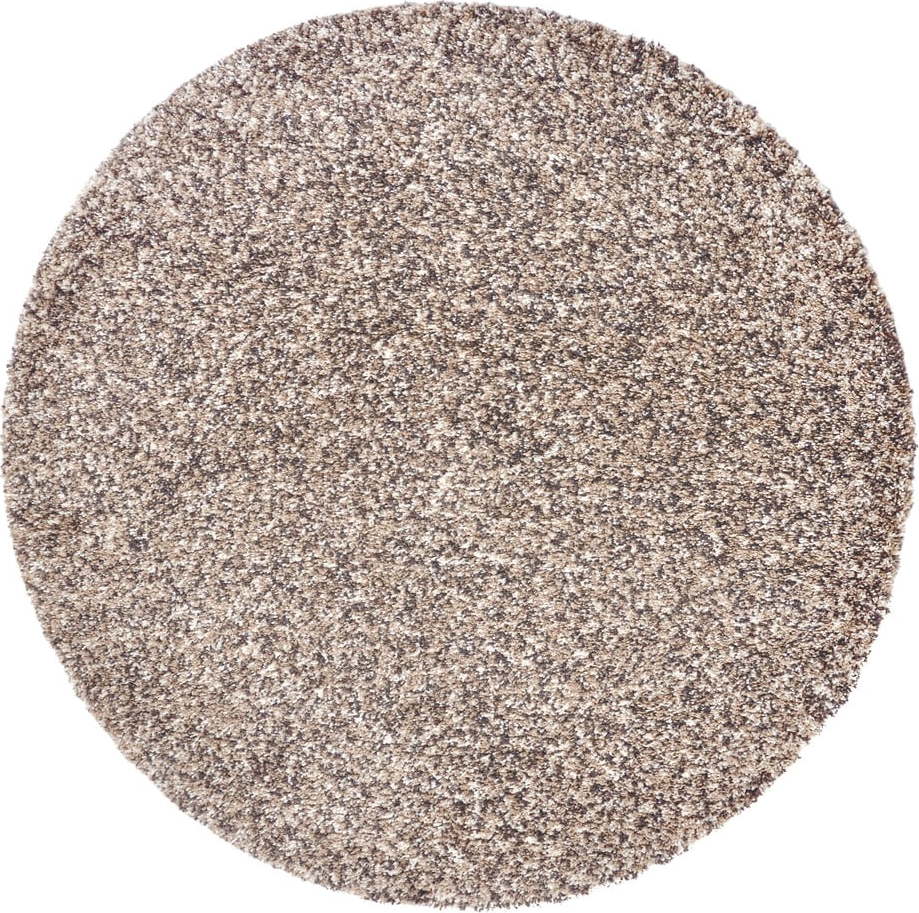 Béžový kulatý koberec ø 160 cm Shag – Hanse Home Hanse Home