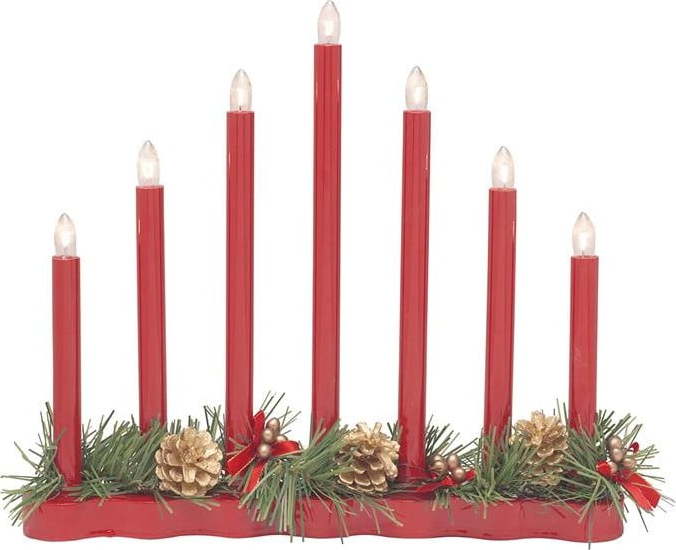 Červená světelná dekorace s vánočním motivem Hol – Markslöjd Markslöjd
