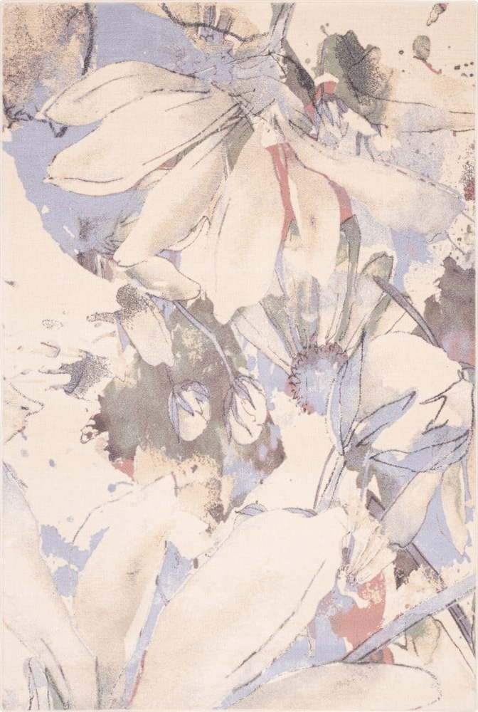 Krémový vlněný koberec 133x180 cm Lilia – Agnella Agnella