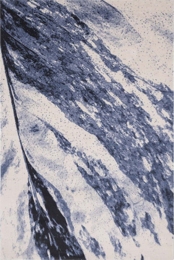Modrý vlněný koberec 160x240 cm Albo – Agnella Agnella