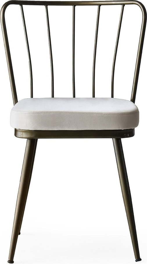 Šedé kovové jídelní židle v sadě 2 ks Yildiz – Kalune Design Kalune Design