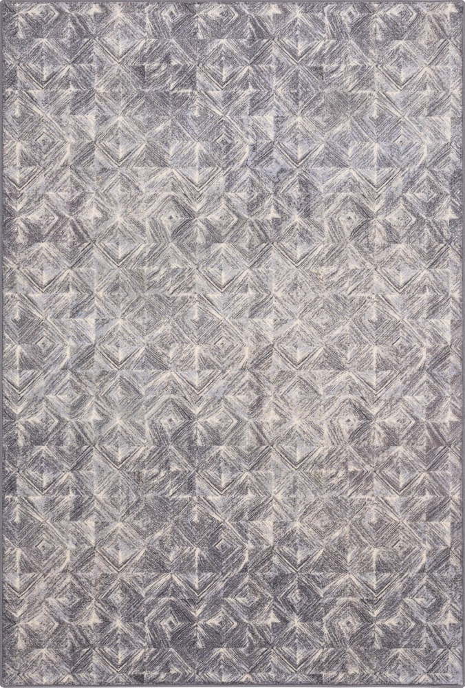 Šedý vlněný koberec 160x240 cm Moire – Agnella Agnella