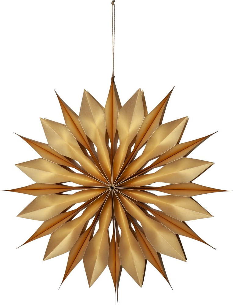 Světelná dekorace s vánočním motivem ve zlaté barvě Flinga – Star Trading Star Trading