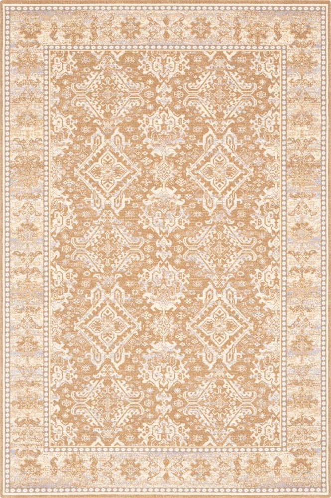 Světle hnědý vlněný koberec 133x180 cm Carol – Agnella Agnella