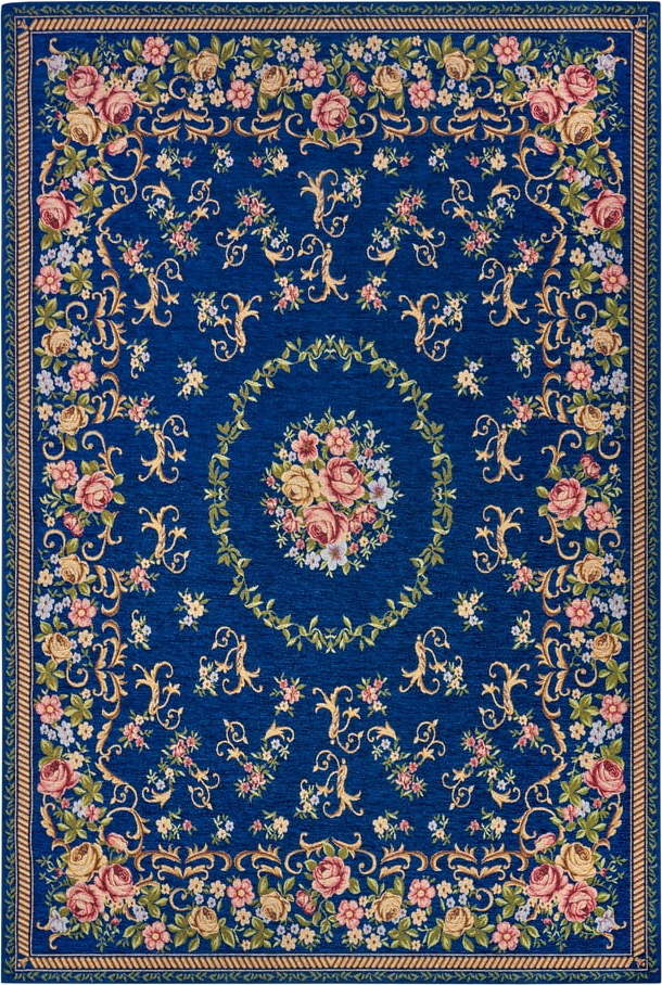 Tmavě modrý koberec 60x90 cm Nour – Hanse Home Hanse Home