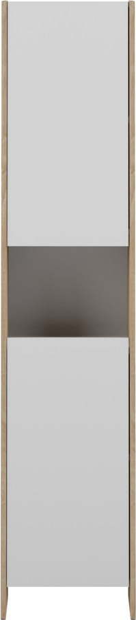 Bílá vysoká koupelnová skříňka 38x180 cm Biarritz - TemaHome TemaHome