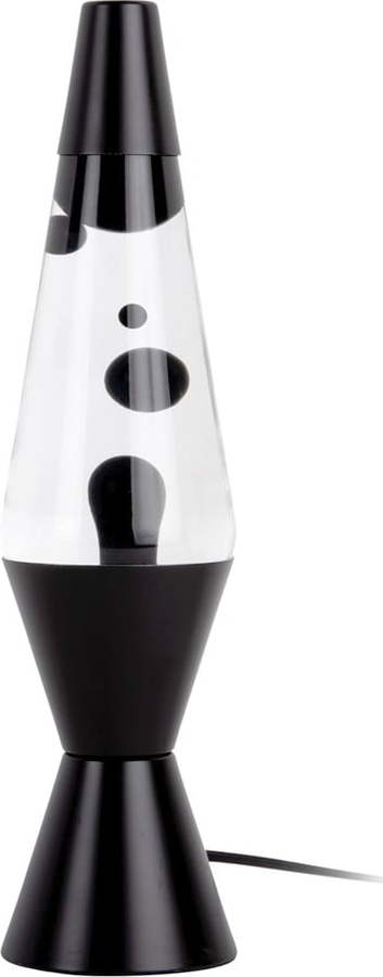 Černá stolní lampa (výška 37 cm) Glitter – Leitmotiv Leitmotiv