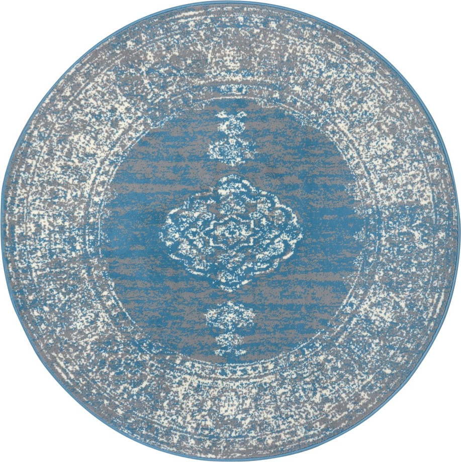 Modrý kulatý koberec ø 160 cm Méridional - Hanse Home Hanse Home